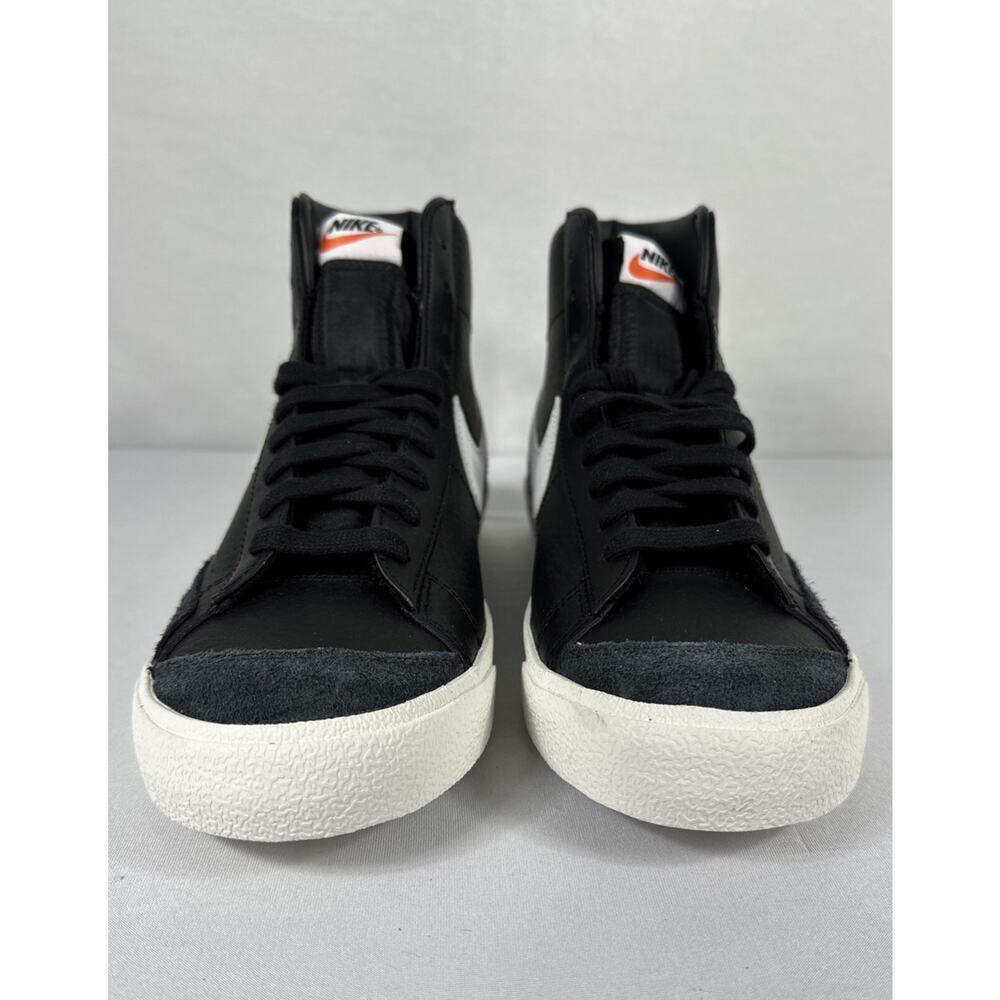 Men Nike Blazer 10.5 Mid 77 Vintage Sneakers Shoes Black/White-Sail BQ6806-002